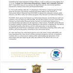 UFPO writes U.S. Senators to Support Passage of Bill S. 3719