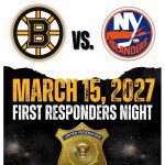 Bruins Hockey Is Back Tonight: Save the Date for First Responders Night