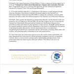 UFPO supports the Passage of the National Law Enforcement Remembrance, Support and Community Outreach Act